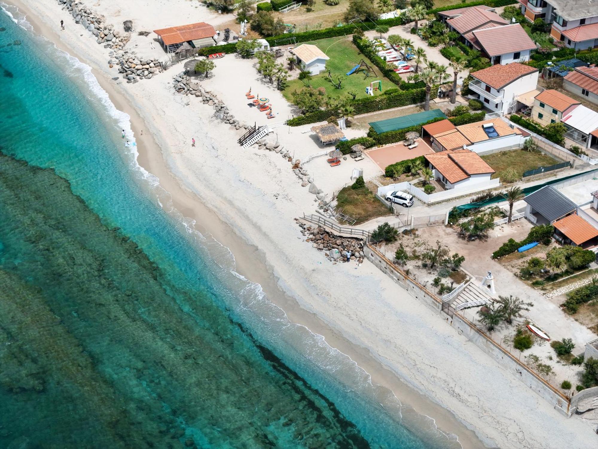 Marinella Beach Apartment Capo Vaticano Kültér fotó